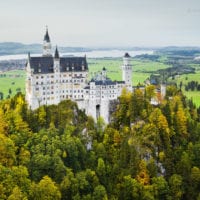 Schloss Neuschwanstein, Allgäu, Oberbayern, Bayern, Deutschland