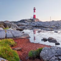 Eigerøy Leuchtturm, Rogaland, Norwegen