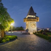 Foto Grazer Uhrturm - Landschaftsfotografie