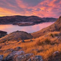 Lyttelton Harbour, Christchurch, Canterbury, Südinsel, Neuseeland