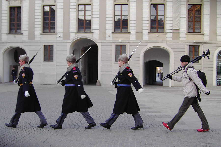 Auf Rundgang in Prag. Prag