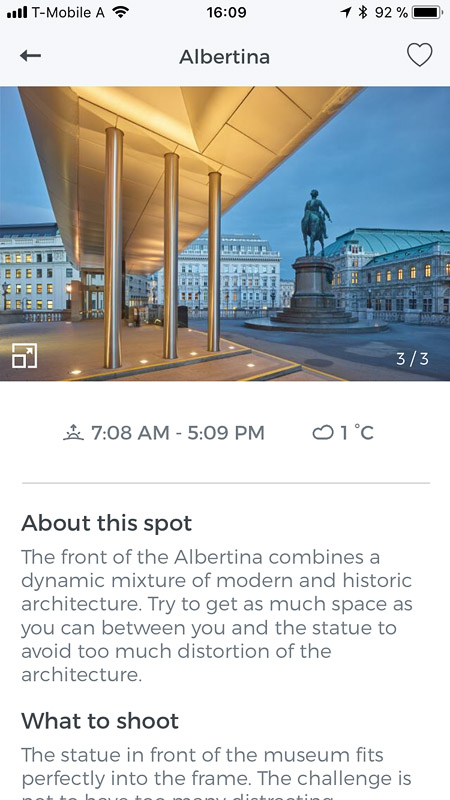 Foto App Wien fotografieren Architekturfotografie Wien